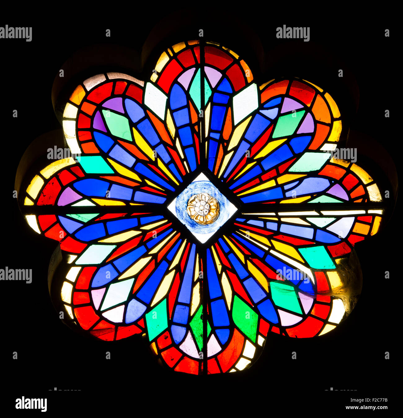 Glass rose window hires stock photography and images Alamy